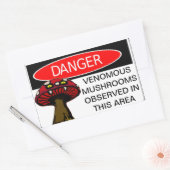 Aufkleber für das Rechteck (Umschlag)