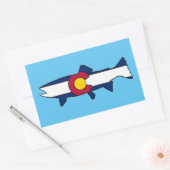 Aufkleber für das Rechteck der Forelle (Umschlag)