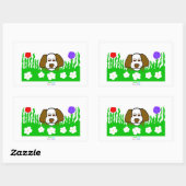 Aufkleber für das Rechteck "Pup N Play" (Blatt)