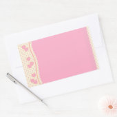 Aufkleber für das rosa Herz (Umschlag)