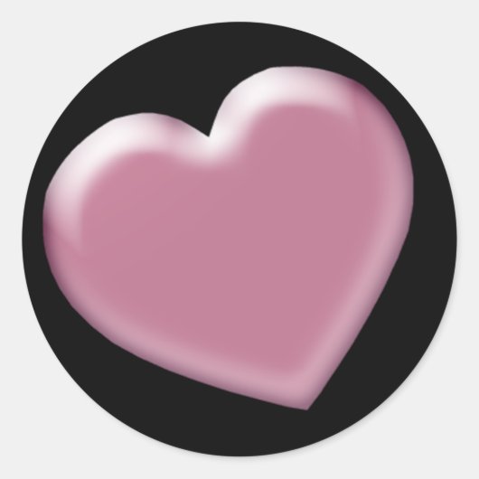Aufkleber für das rosa Herz (Vorderseite)