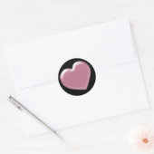 Aufkleber für das rosa Herz (Umschlag)