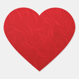 Aufkleber für das rote Herz