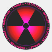 Aufkleber für das Rotstrahlsymbol (Vorderseite)