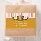 Aufkleber für das Royal Gold Crown Pink Princess P (Insitu)