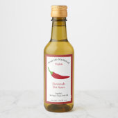 Aufkleber für das Rustic Hot Sauce - Chili Pepper (Vorderseite)