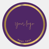 Aufkleber für das Schokoladengeschäft mit Black &  (Vorderseite)