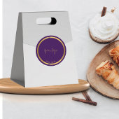 Aufkleber für das Schokoladengeschäft mit Black & 