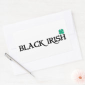 Aufkleber für das schwarz-irische Rechteck (Umschlag)