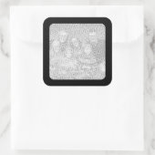 Aufkleber für das schwarze Foto (Tasche)