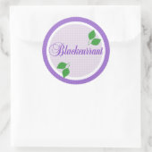 Aufkleber für das schwarze Johannisbrot (Tasche)