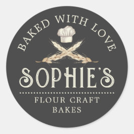 Aufkleber für das Schwarze Produkt mit Vintagem Ba