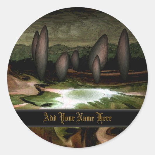 Aufkleber für das stehende Buchzeichen (Vorderseite)