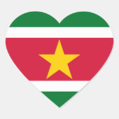 Aufkleber für das Suriname-Flag (Vorderseite)