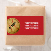 Aufkleber für das Vintage Baseball Team Party (Insitu)