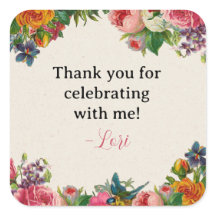 Aufkleber für das Vintage Brautparty des Gartens