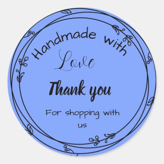 Aufkleber für das Violettfarbengeschäft (Vorderseite)