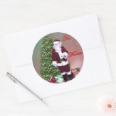 Aufkleber für das Weihnachtsgeschenk (Umschlag)