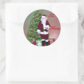 Aufkleber für das Weihnachtsgeschenk (Tasche)