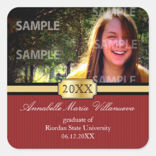 Aufkleber für den Abschluss der Schnalle