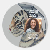 Aufkleber für den Abschluss-Umschlag Aufkleber (Vorderseite)