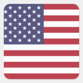 Aufkleber für den amerikanischen Flaggenplatz (Vorderseite)