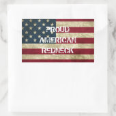 Aufkleber für den amerikanischen Redneck (Tasche)