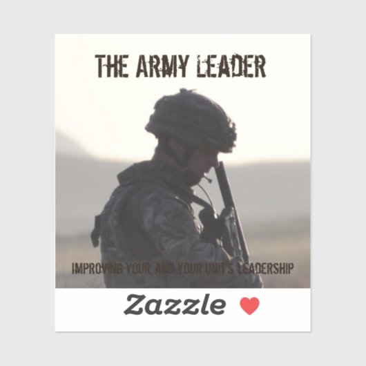 Aufkleber für den Armeeführer (Blatt)