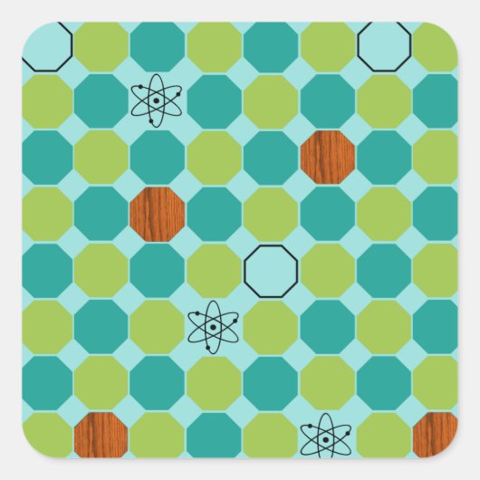 Aufkleber für den AtomOctagons-Platz (Vorderseite)