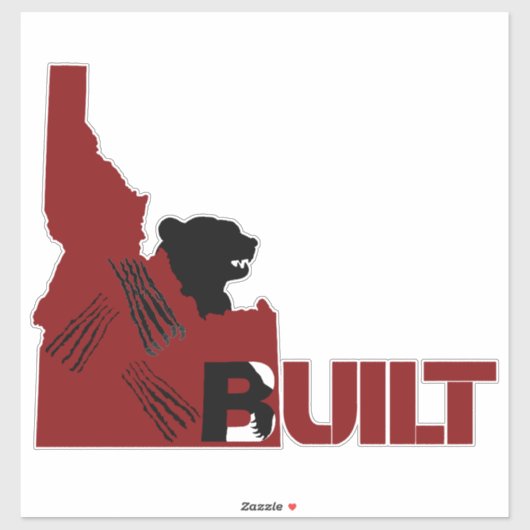 Aufkleber für den Bären (Blatt)