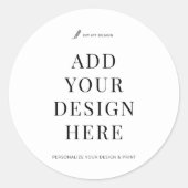 Aufkleber für den benutzerdefinierten 1,5"-Rundsch (Vorderseite)