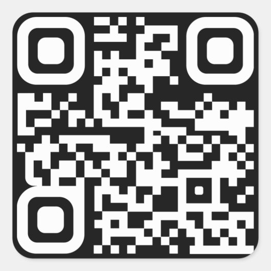 Aufkleber für den benutzerdefinierten QR-Code (Vorderseite)