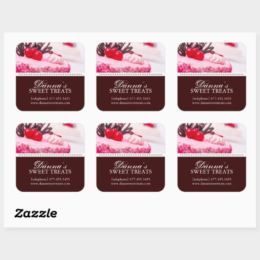 Aufkleber für den Cake Designer (Blatt)