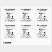 Aufkleber für den Cartoon am Luftsatz (Blatt)