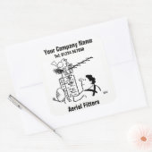 Aufkleber für den Cartoon am Luftsatz (Umschlag)