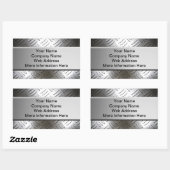 Aufkleber für den Diamant-Metallausseher (Blatt)