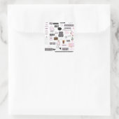 Aufkleber für den digitalen Planer für gute Hinwei (Tasche)