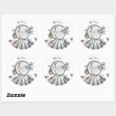 Aufkleber für den Dreamcatcher-individuelle Name (Blatt)