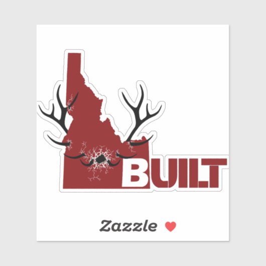 Aufkleber für den Elch (Blatt)