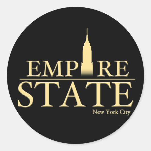 Aufkleber für den Empire State (Vorderseite)