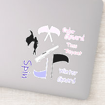 Aufkleber für den Farbschutz