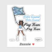 Aufkleber für den Farbschutz von Flaggen (Sky Blue (Blatt)