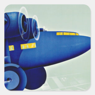 Aufkleber für den Flugzeugplatz