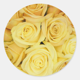Aufkleber für den Gelben Rosen-Umschlag Aufkleber