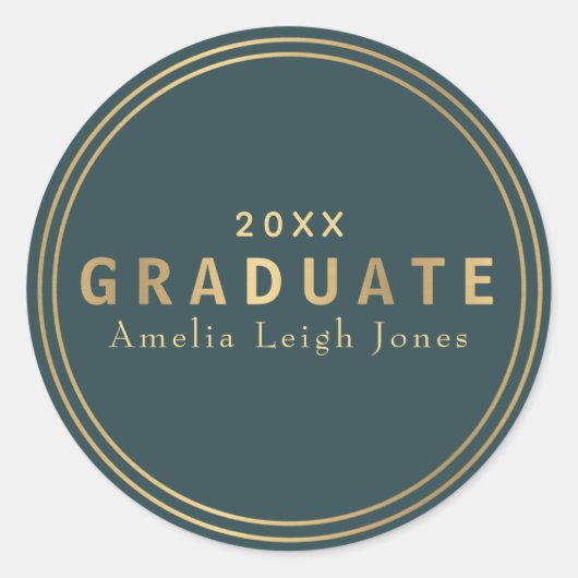 Aufkleber für den Gold Graduate (Vorderseite)