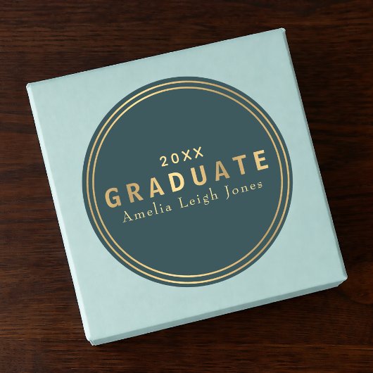 Aufkleber für den Gold Graduate