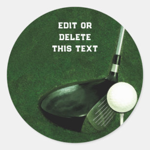 Aufkleber für den Golfplatz