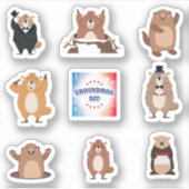 Aufkleber für den Groundhog (Vorderseite)