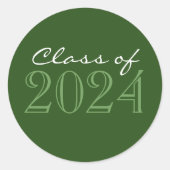 Aufkleber für den grünen 2-Toner-Abschluss-Umschla (Vorderseite)