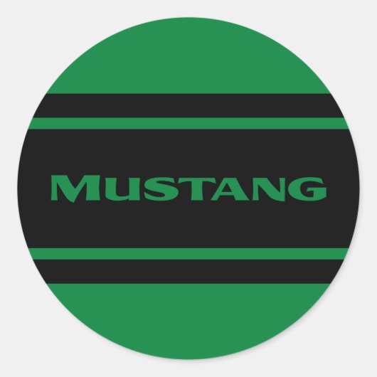 Aufkleber für den grünen schwarzen Streifen (Vorderseite)